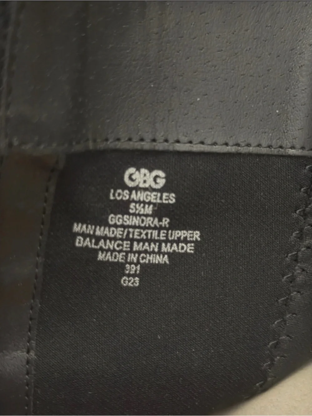 GBG Los Angeles Black Tall Riding Boots with Gold Buckle
